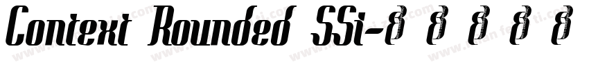 Context Rounded SSi字体转换